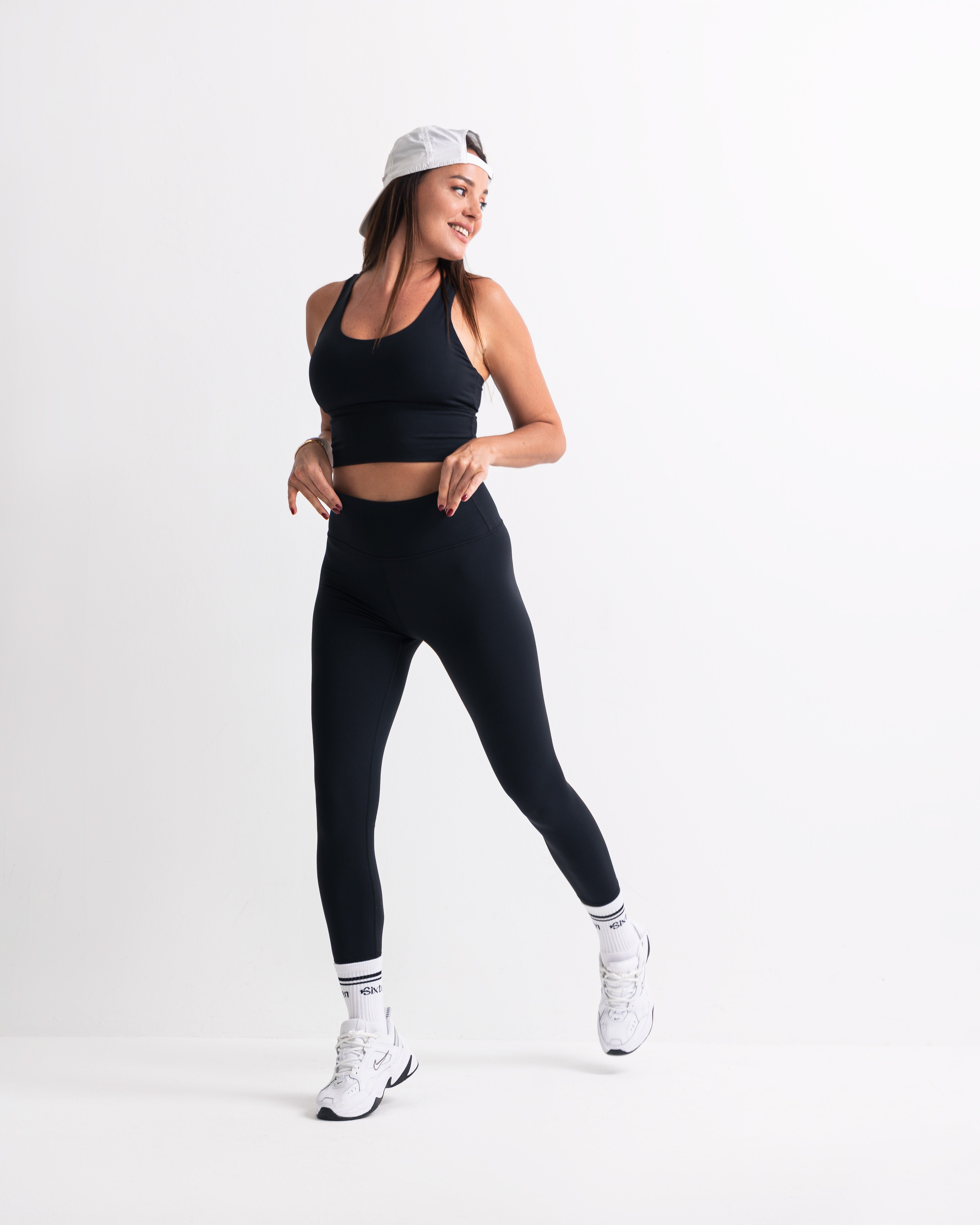 Essential High Rise Leggings, Black