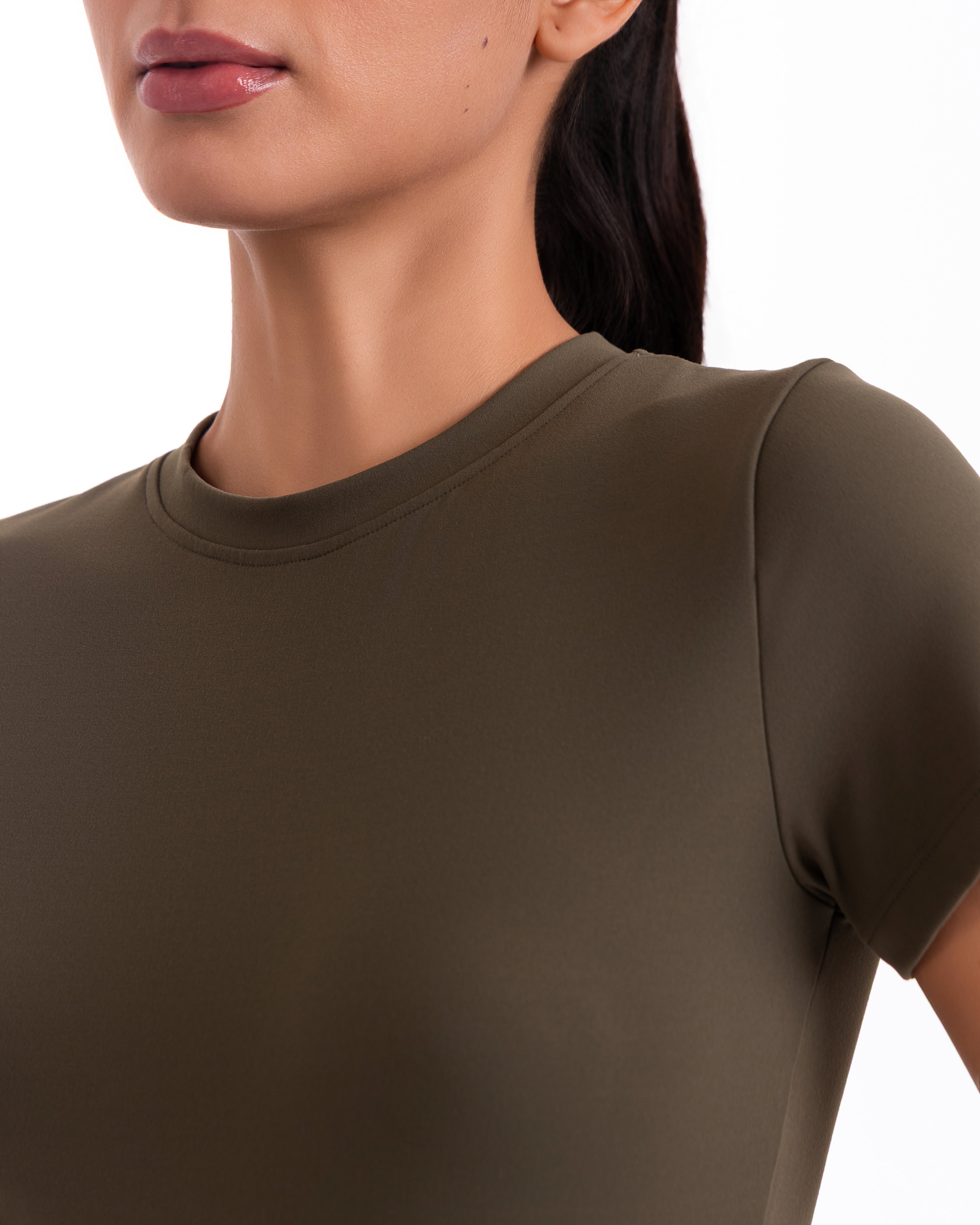 Cloud Short Sleeve Tee, Khaki