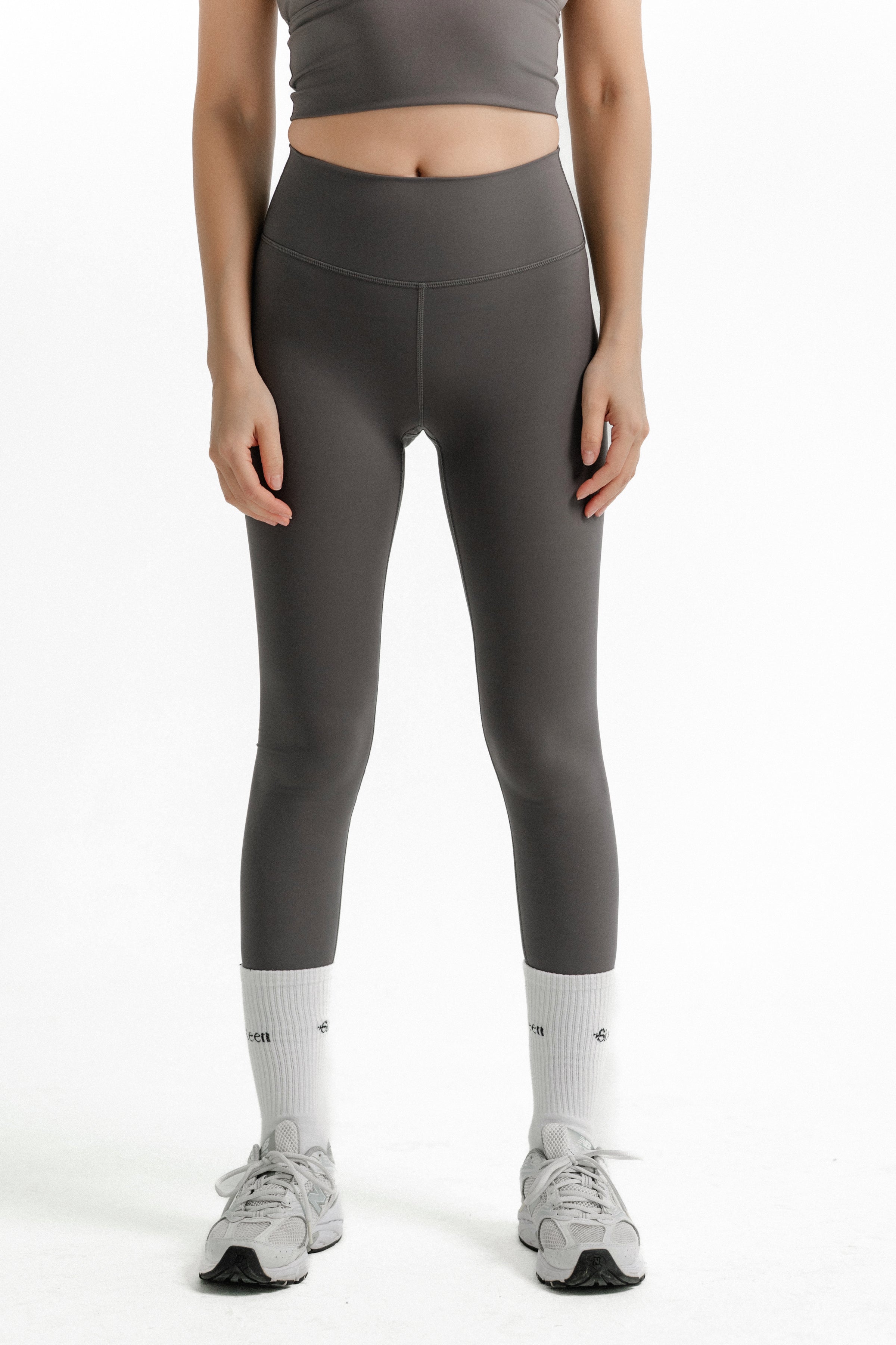 Essential High Rise Leggings, Graphite