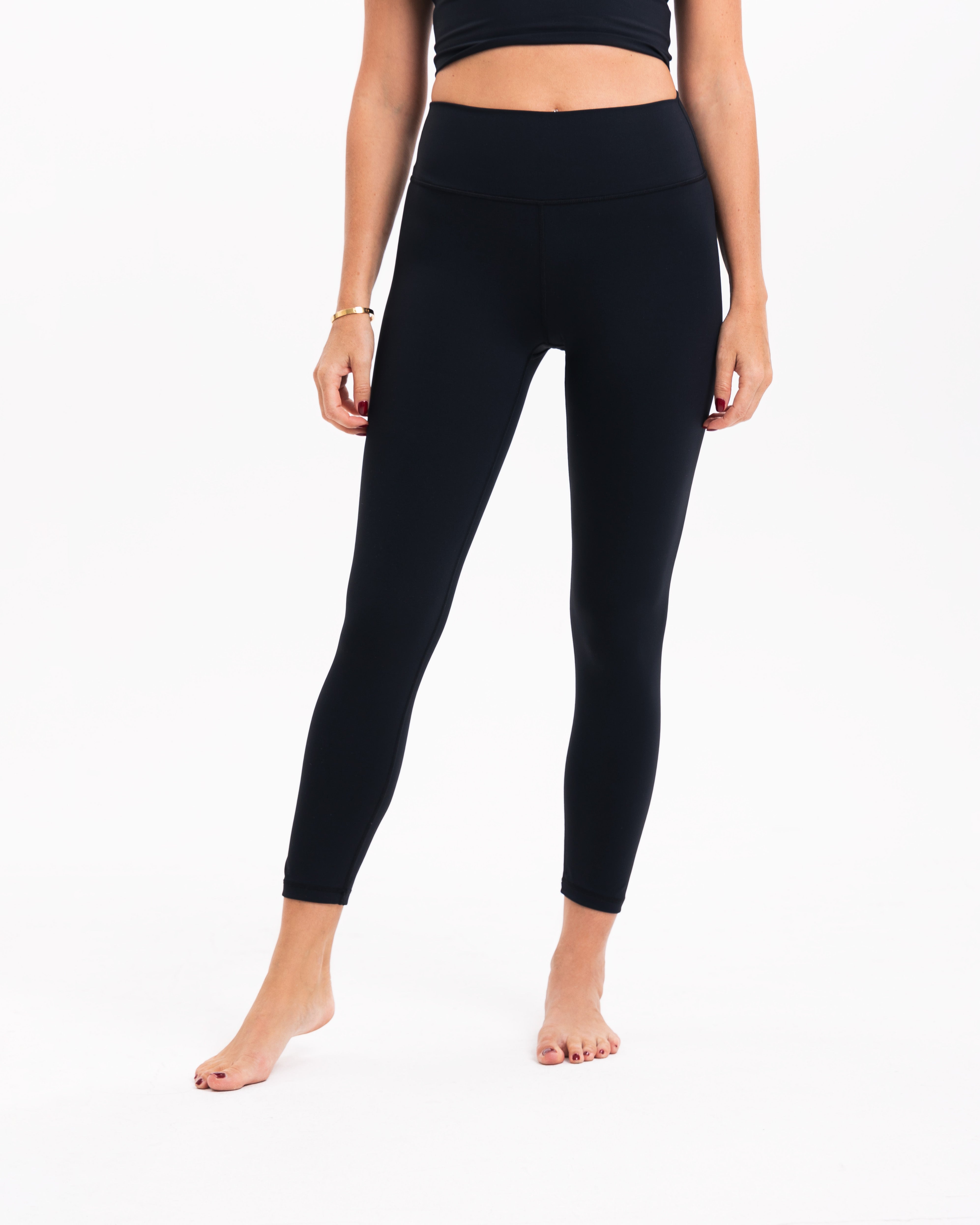 Essential High Rise Leggings, Black