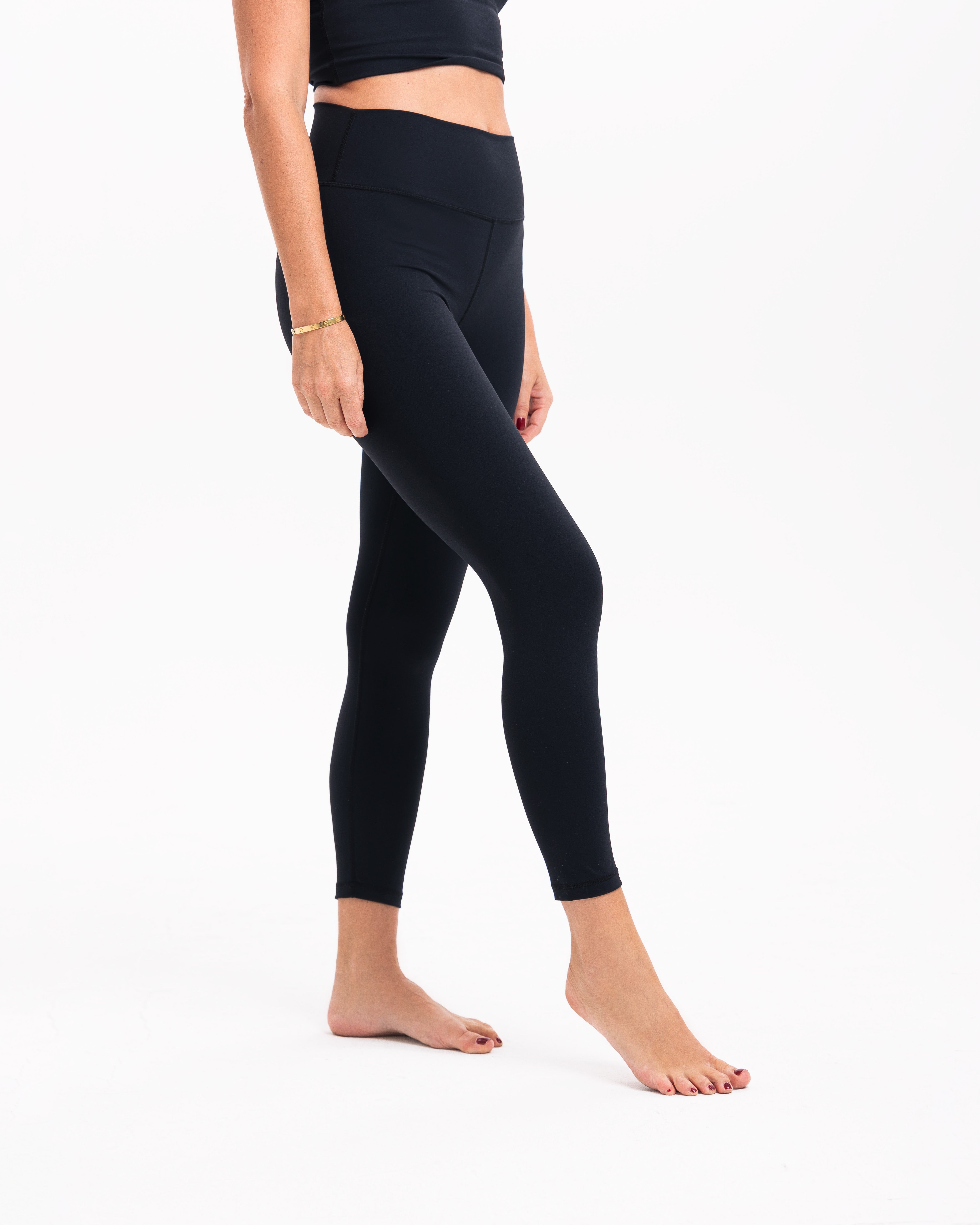 Essential High Rise Leggings, Black
