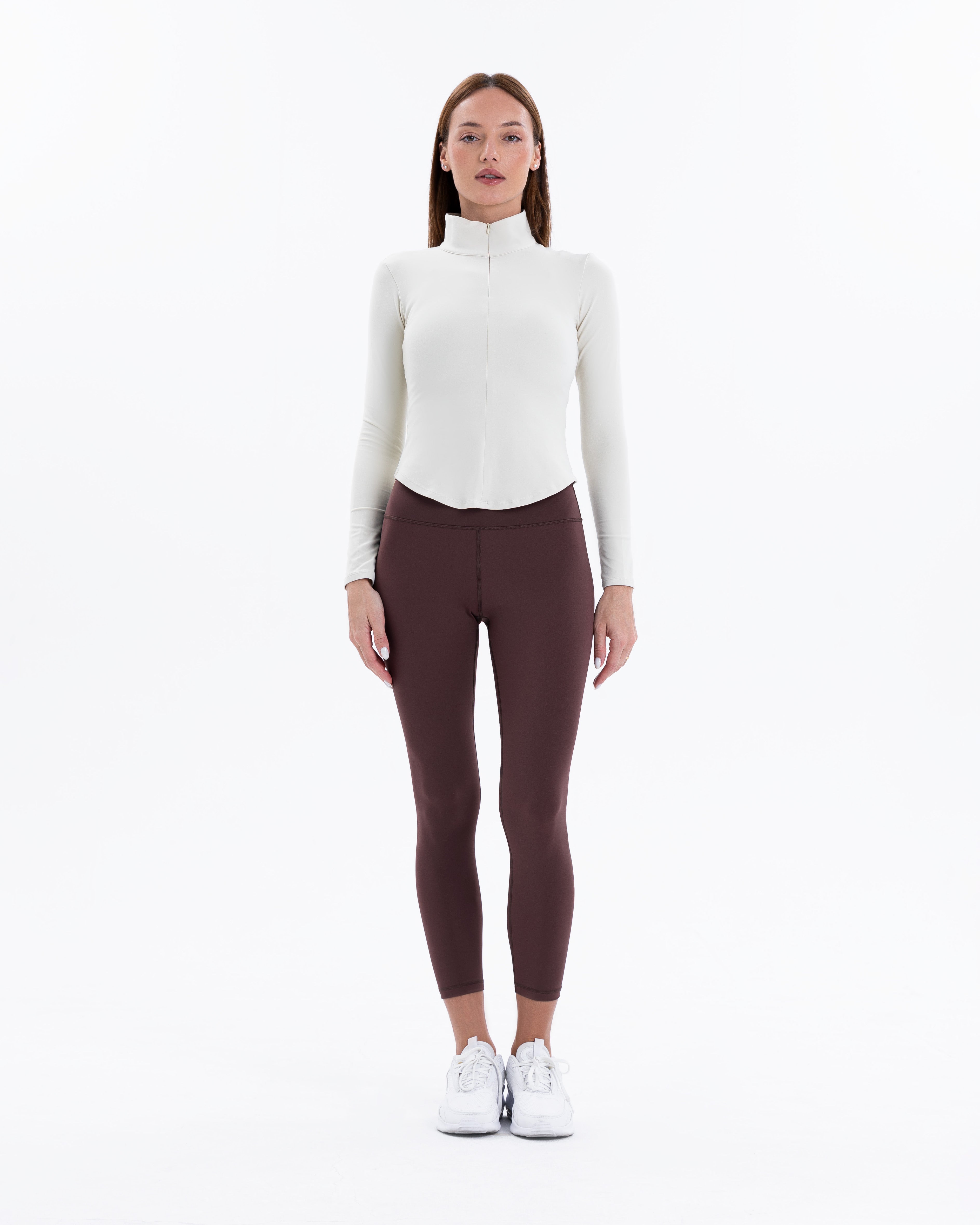 Half-Zip Jacket, Ivory