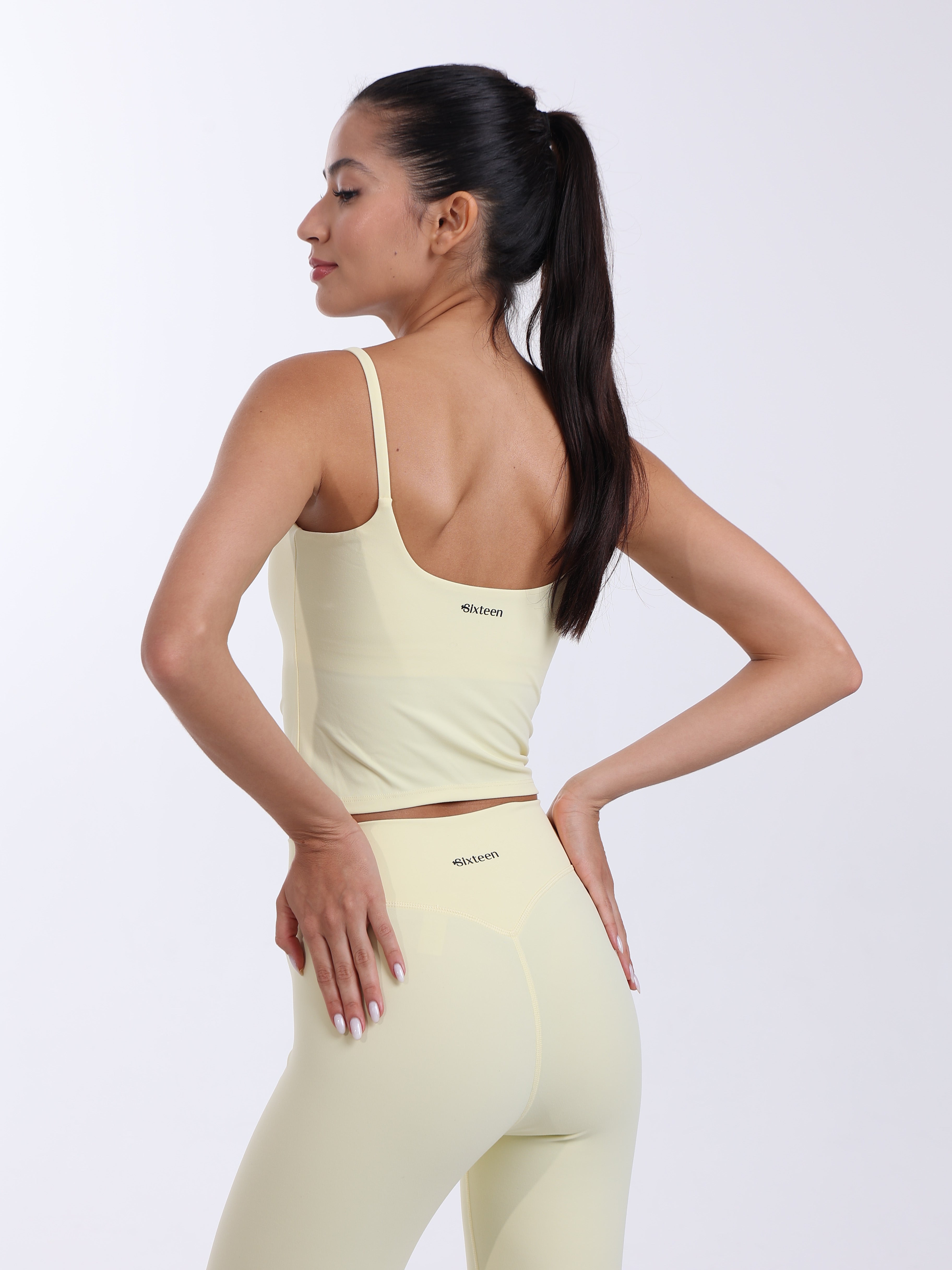 Cloud Thin Strap Tank, Buttermilk Yellow