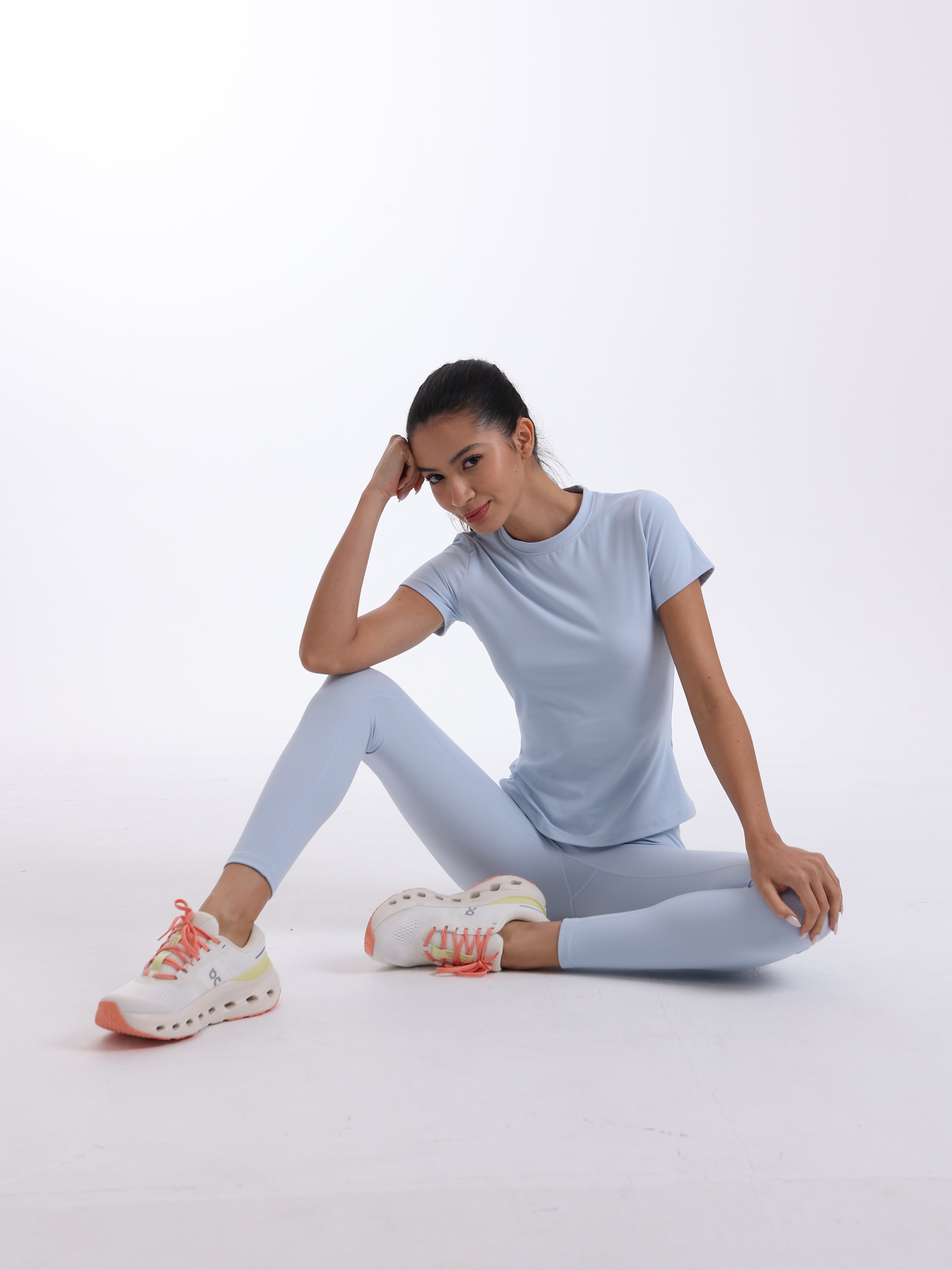 Cloud Leggings, Baby Blue
