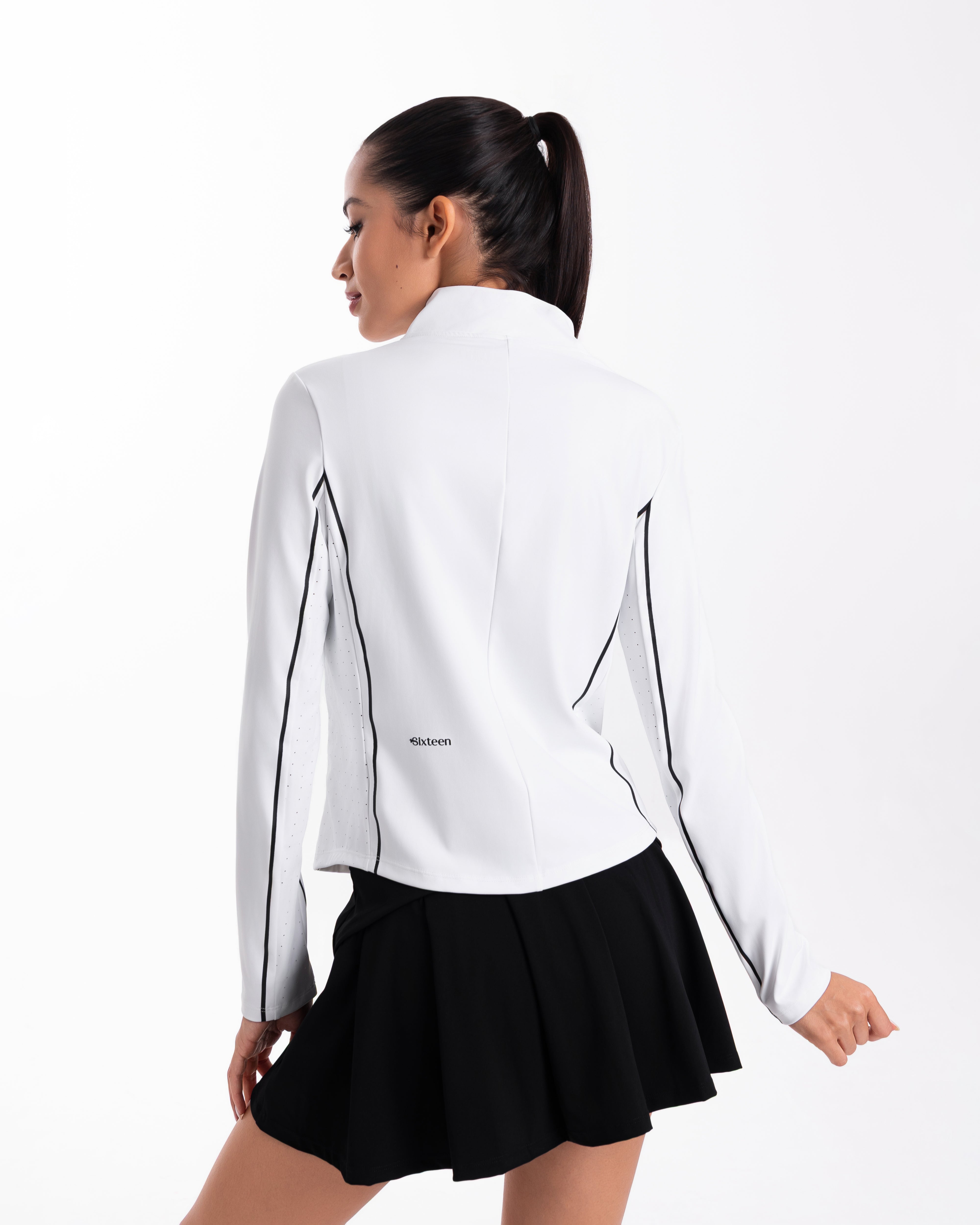 Muse Half-Zip, White