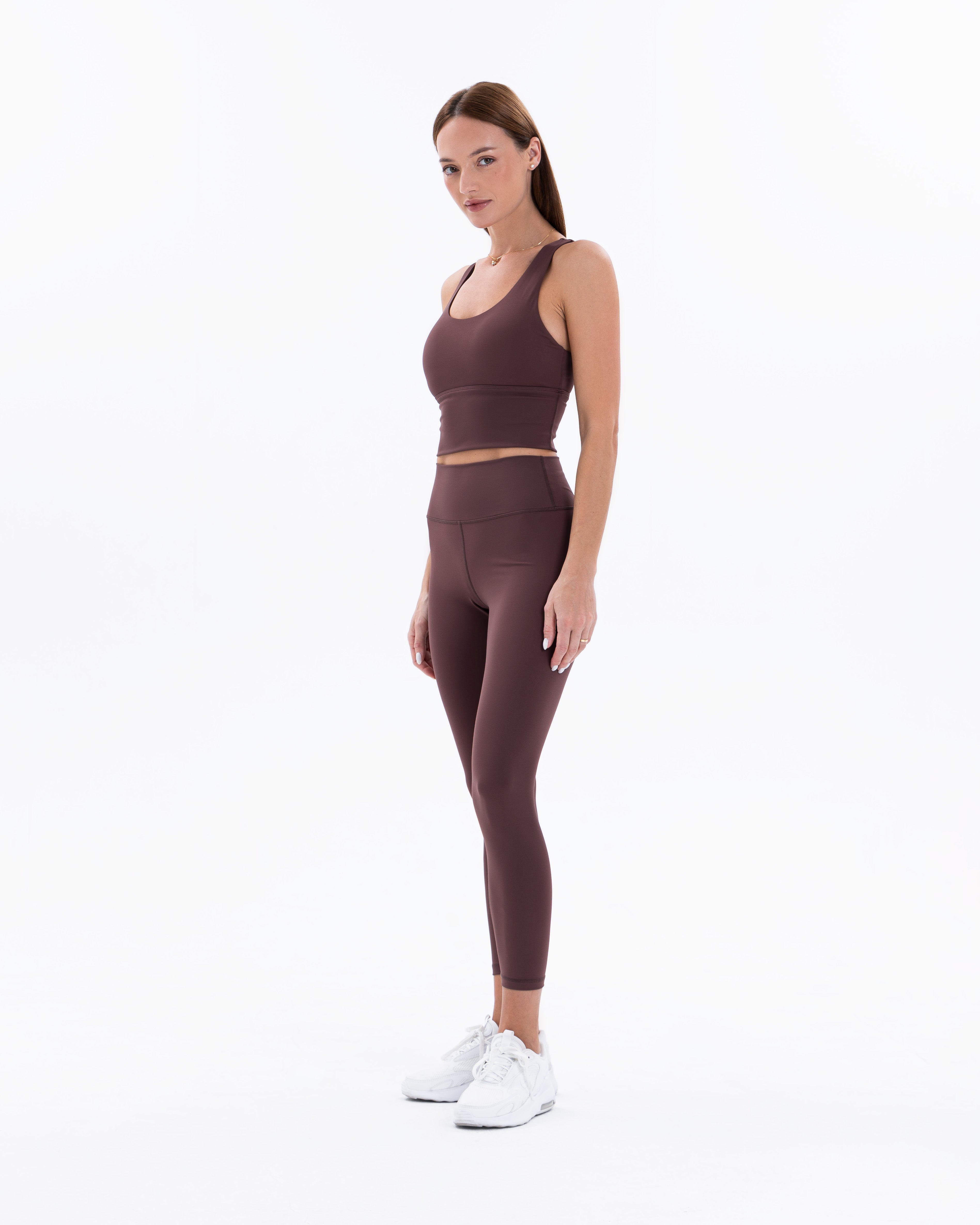 Essential High Rise Leggings, Cinnamon