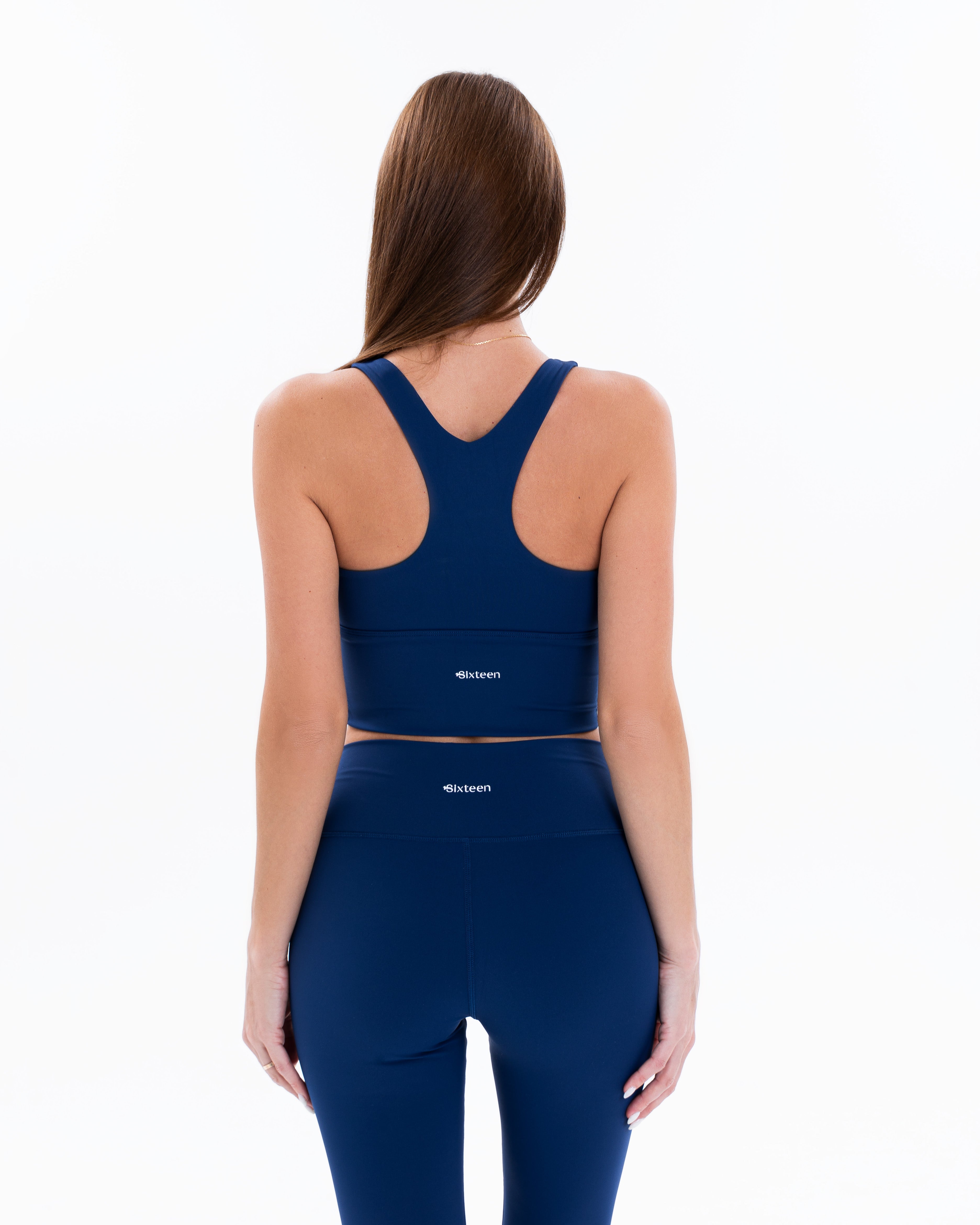 Essential Racerback Sports Bra, Royal Blue